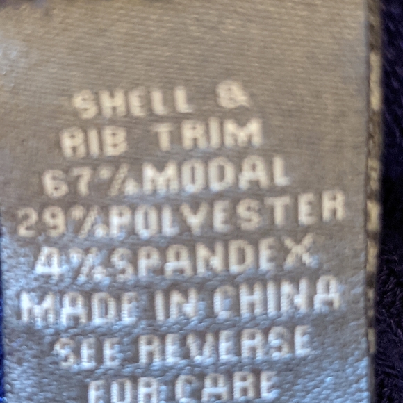 NWOT Neiman Marcus Purple Plum Hi-Low Trapeze Sweater- Size  Large - Picture 4 of 4